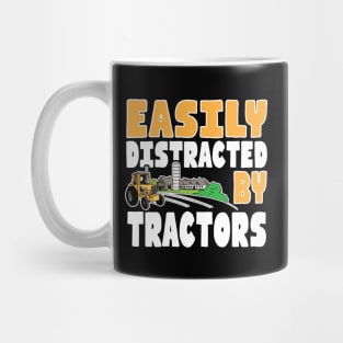 Funny Farming Easily Distracted by Tractors Mug